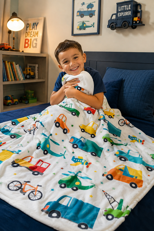 Kids Truck blanket